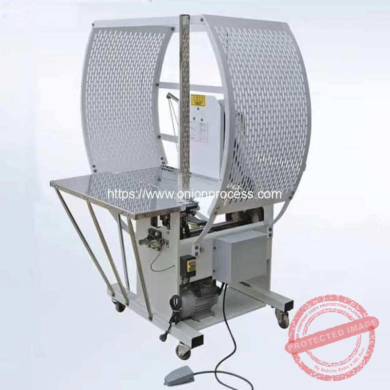 automatic-green-onion-nylon-wire-bundling-machine